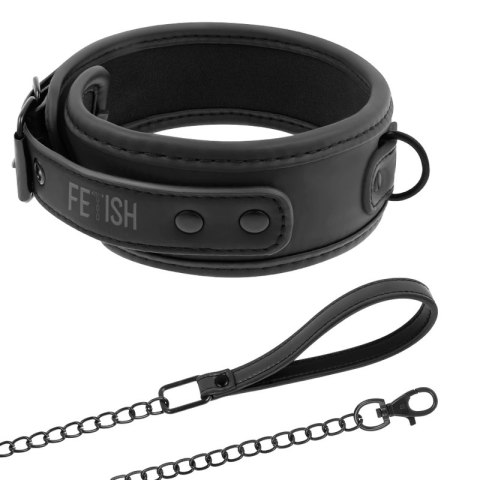 Fetish Submissive FS-Chain Collar - naszyjnik z łańcuszkiem, neopren, czarny Fetish Submissive FS-Chain Collar - naszyjnik z łańcuszkiem, neopren, czarny