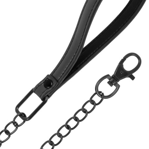 Fetish Submissive FS-Chain Collar - naszyjnik z łańcuszkiem, neopren, czarny Fetish Submissive FS-Chain Collar - naszyjnik z łańcuszkiem, neopren, czarny