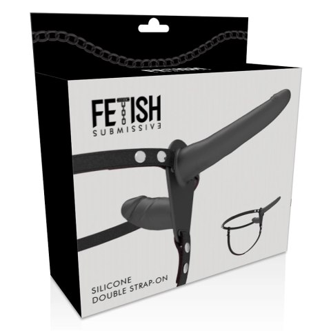 Fetish Submissive Harness system z podwojną funkcją, czarny, uniwersalny Fetish Submissive Harness system z podwojną funkcją, czarny, uniwersalny