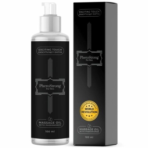 PheroStrong Olejek do masażu dla mężczyzn 100ml z nutą perfum PheroStrong Olejek do masażu dla mężczyzn 100ml z nutą perfum