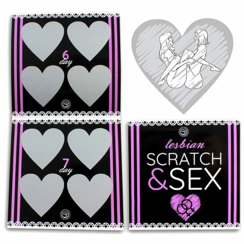 Secret Play Scratch & Fun Gra dla Par - Wersja Lesbijek, wielojęzyczna Secret Play Scratch & Fun Gra dla Par - Wersja Lesbijek, wielojęzyczna