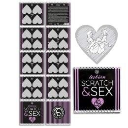 Secret Play Scratch & Fun Gra dla Par - Wersja Lesbijek, wielojęzyczna