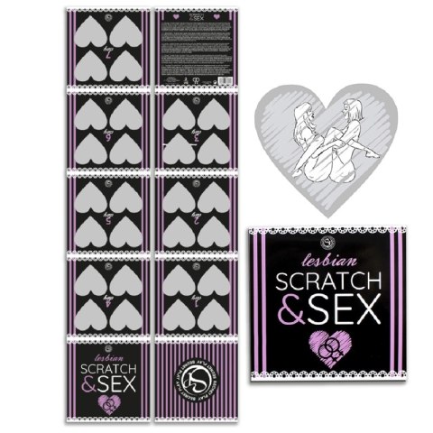 Secret Play Scratch & Fun Gra dla Par - Wersja Lesbijek, wielojęzyczna Secret Play Scratch & Fun Gra dla Par - Wersja Lesbijek, wielojęzyczna