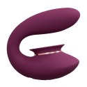 Shots Innovation Twitch 3 Urządzenie wielofunkcyjne ssąco-wibrujące USB Burgund