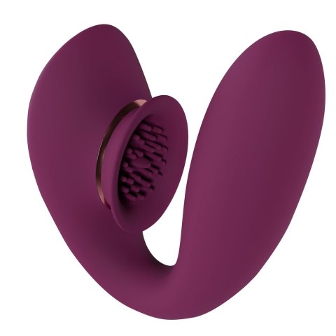 Shots Innovation Twitch 3 Urządzenie wielofunkcyjne ssąco-wibrujące USB Burgund Shots Innovation Twitch 3 Urządzenie wielofunkcyjne ssąco-wibrujące USB Burgund