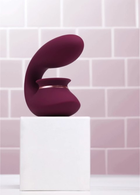 Shots Innovation Twitch 3 Urządzenie wielofunkcyjne ssąco-wibrujące USB Burgund Shots Innovation Twitch 3 Urządzenie wielofunkcyjne ssąco-wibrujące USB Burgund