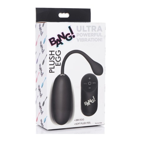 XR Brands BANG Toy jajko silikonowe z pilotem 28 trybow czarne XR Brands BANG Toy jajko silikonowe z pilotem 28 trybow czarne