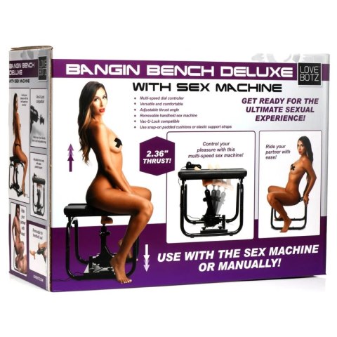 XR Brands Deluxe Bangin Bench – Wielofunkcyjna Ławka Intymna z Systemem Mocowania