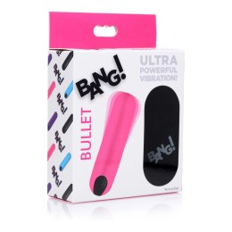 XR Brands Bang Bullet Mini z Pilotem Bezprzewodowym, Fioletowy