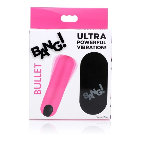 XR Brands Bang Bullet Mini z Pilotem Bezprzewodowym, Fioletowy XR Brands Bang Bullet Mini z Pilotem Bezprzewodowym, Fioletowy