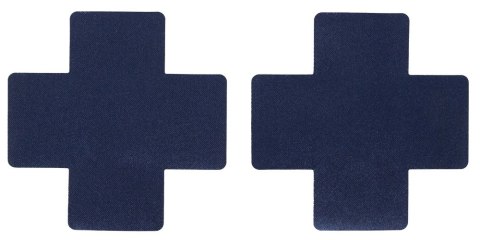 Abierta Fina ADV24 ozdobne naklejki na ciało ciemnoniebieskie 8x8 cm