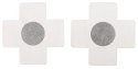 Abierta Fina ADV24 ozdobne naklejki na ciało ciemnoniebieskie 8x8 cm