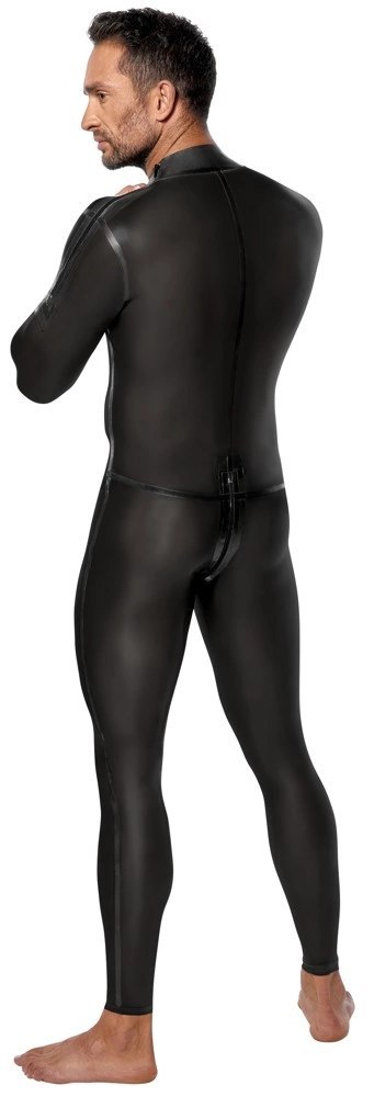 LateX Kombinezon Męski Długi Przezroczysty Dymny S Latex 0.4mm LateX Kombinezon Męski Długi Przezroczysty Dymny S Latex 0.4mm