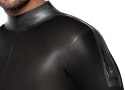 LateX Kombinezon Męski Długi Przezroczysty Dymny S Latex 0.4mm