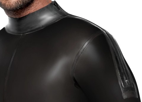 LateX Kombinezon Męski Długi Przezroczysty Dymny S Latex 0.4mm LateX Kombinezon Męski Długi Przezroczysty Dymny S Latex 0.4mm