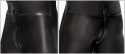 LateX Kombinezon Męski Długi Przezroczysty Dymny S Latex 0.4mm