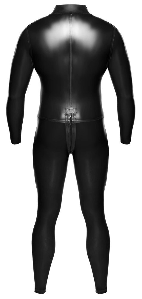 LateX Kombinezon Męski Długi Przezroczysty Dymny S Latex 0.4mm LateX Kombinezon Męski Długi Przezroczysty Dymny S Latex 0.4mm