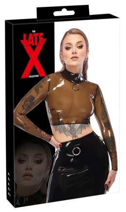 LateX Koszulka lateksowa z długim rękawem, transparentna, M