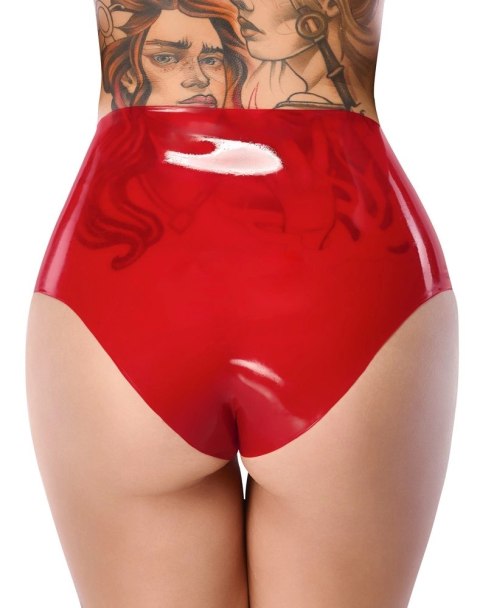 LateX Majtki lateksowe czerwone z elementem zewnętrznym 15 cm 2XL LateX Majtki lateksowe czerwone z elementem zewnętrznym 15 cm 2XL