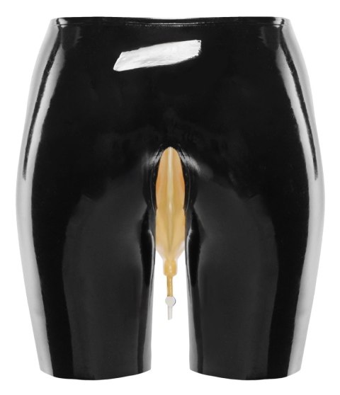 LateX Spodenki Kolarskie 2XL Czarny Lateks z Przezroczystą Wkładką LateX Spodenki Kolarskie 2XL Czarny Lateks z Przezroczystą Wkładką