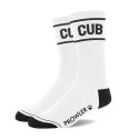 Prowler RED Cub - sportowe skarpetki białe z czarnymi akcentami