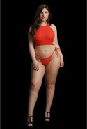 Le Desir komplet top i majtki Plus Size połyskujący 1XL-3XL