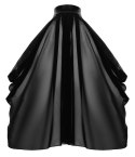 Noir Orgia Top z Tiulu Czarny Zwiewny Asymetryczny XL