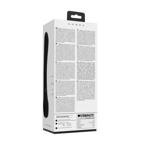 Vive Ombra - Wibrujący masażer z elastycznym przegubem, fioletowy