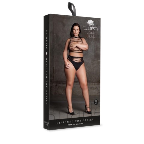 Le Desir Helike Plus Size - zestaw dwuczęściowy XL-XXXXL, czarny