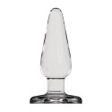 Shots Glass Plug 13 cm - szklany anatomiczny korek borokrzemowy