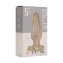 Shots Glass Plug 13 cm - szklany anatomiczny korek borokrzemowy
