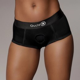 Ouch! Vibrating Strap-on Brief M/L - majtki z paskiem i wibracją