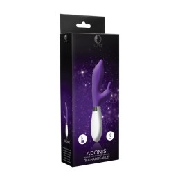 Shots Luna Adonis - Wibrator podwojny z elastyczną końcowką 21,8 cm