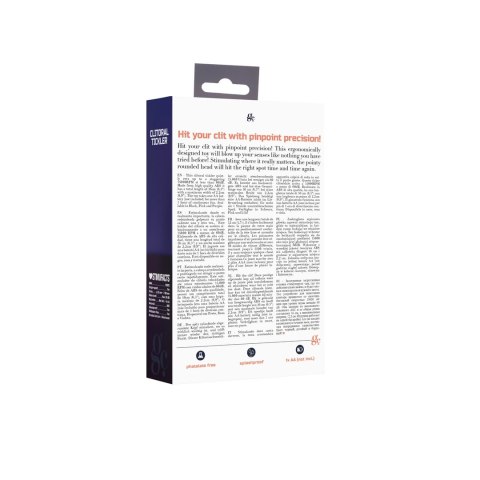 GC by Shots - Precyzyjny stymulator punktowy, czarny, 16 cm