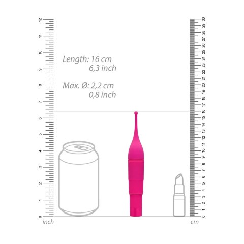 GC by Shots - Precyzyjny stymulator punktowy, czarny, 16 cm