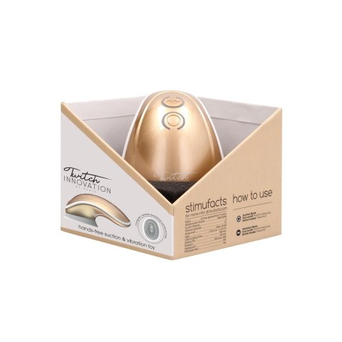 Shots Innovation - Wibrator ssący bezdotykowy, 2 silniki, kompaktowy