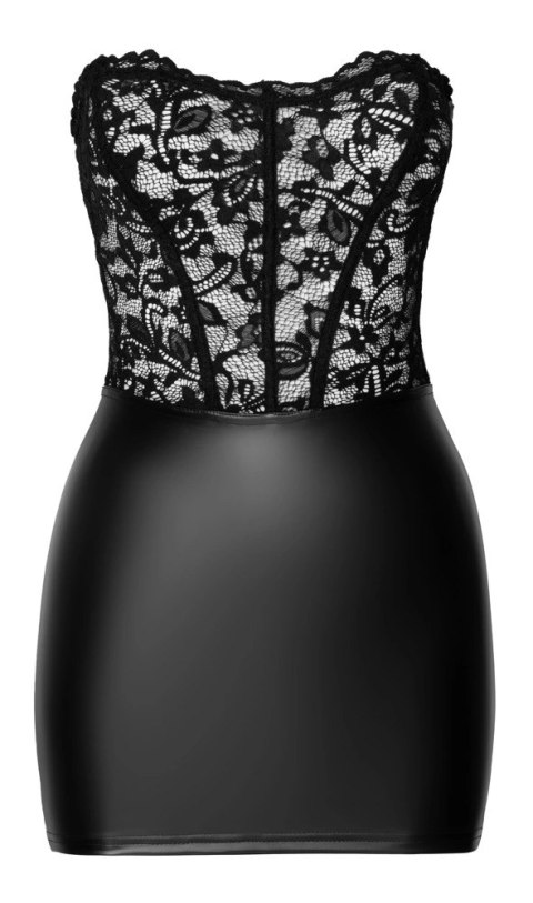 Noir Libido Mini Sukienka Czarna M z Koronką i Powerwetlook Noir Libido Mini Sukienka Czarna M z Koronką i Powerwetlook