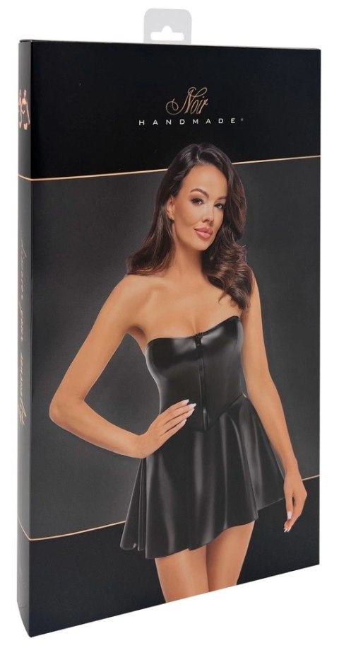 Noir Libido Sukienka Mini Czarna Matowa, Regulowane Ramiączka, Rozmiar M Noir Libido Sukienka Mini Czarna Matowa, Regulowane Ramiączka, Rozmiar M