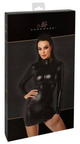 Noir Orgia Chimera Czarna Sukienka Mini L Długi Rękaw Powerwetlook