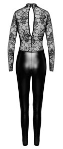 Noir Orgia Exclusive L - Czarny kombinezon koronkowy, powerwetlook