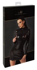 Noir Orgia Exclusive XL sukienka mini z długim rękawem czarna