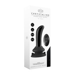 Szklany korek analny z wibracjami Prickly