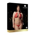 Le Desir Angel Plus Size komplet bielizny czerwony, koronka 1XL-3XL