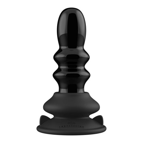 Shots Chrystalino Ribbly - szklany model z przyssawką i pilotem, czarny