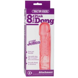 Doc Johnson Classic Crystal 20 cm - Transparentny model z przyssawką