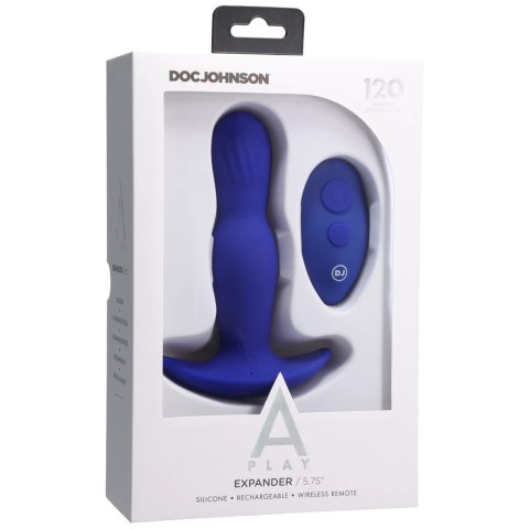 Doc Johnson A-Play Expander silikonowy korek z pilotem, funkcja rozszerzania Doc Johnson A-Play Expander silikonowy korek z pilotem, funkcja rozszerzania
