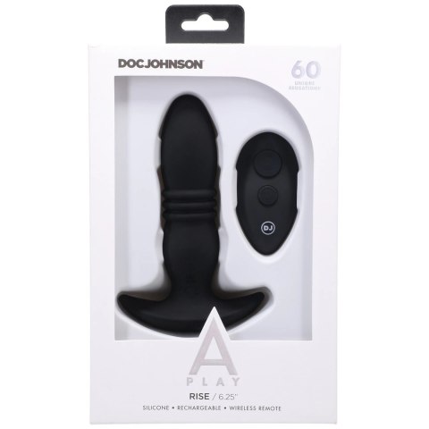 Doc Johnson A-Play Rise silikonowy korek z pilotem, wodoodporny Doc Johnson A-Play Rise silikonowy korek z pilotem, wodoodporny