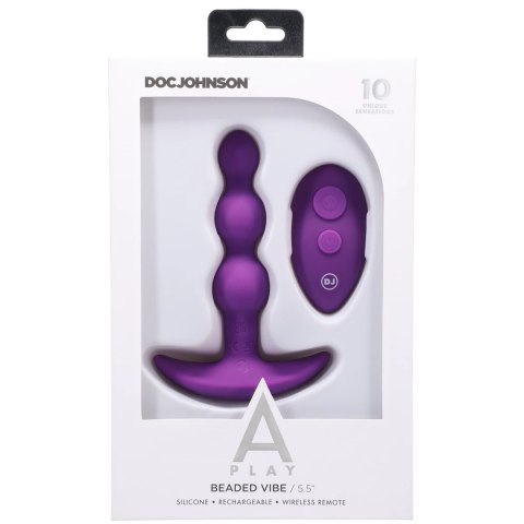 Doc Johnson A-Play Shaker silikonowy korek z pilotem bezprzewodowym Doc Johnson A-Play Shaker silikonowy korek z pilotem bezprzewodowym