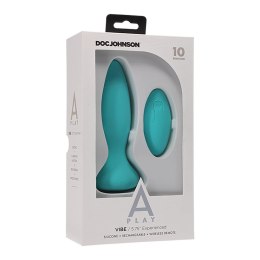 Doc Johnson A-Play Vibe silikonowy korek analny z pilotem, 10 trybow