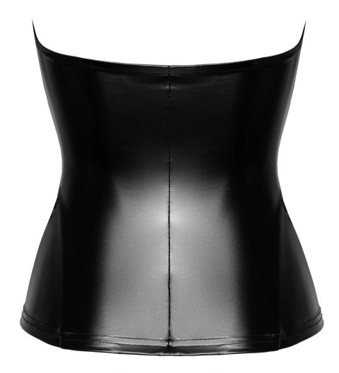 Noir Orgia Mysteria gorsetowy top skorzany czarny S elastyczny Noir Orgia Mysteria gorsetowy top skorzany czarny S elastyczny